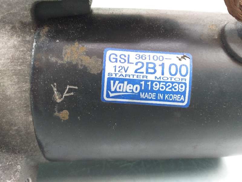 Recambio de motor arranque para hyundai veloster tecno referencia OEM IAM 361002B100 1195239 