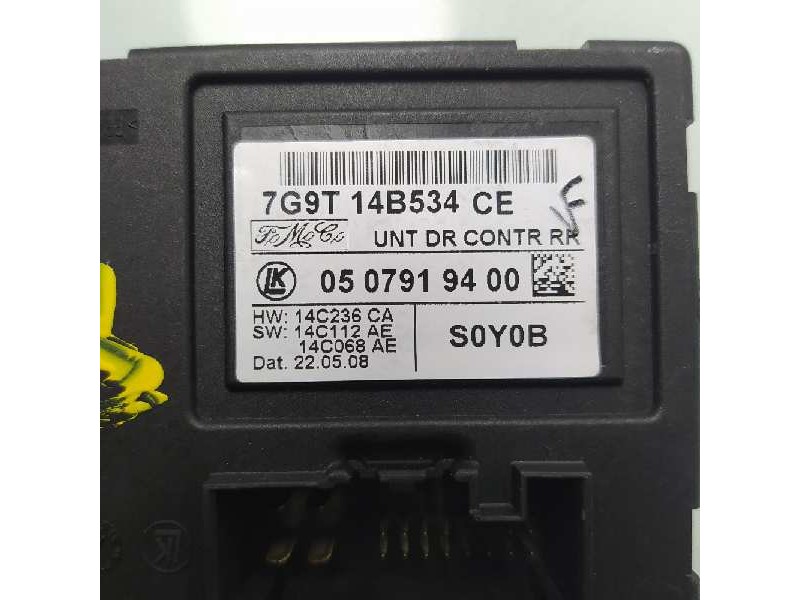 Recambio de modulo confort para volvo xc70 summum awd referencia OEM IAM 7G9T14B534CE 0507919400 