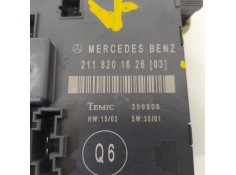 Recambio de modulo electronico para mercedes-benz clase e (w211) berlina e 320 cdi (211.026) referencia OEM IAM 2118201626   2