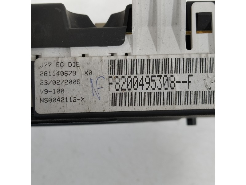 Recambio de cuadro instrumentos para renault modus authentique referencia OEM IAM 8200495308F  