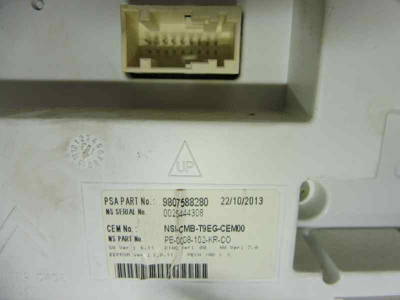 Recambio de cuadro instrumentos para peugeot 308 access referencia OEM IAM 9807588280  
