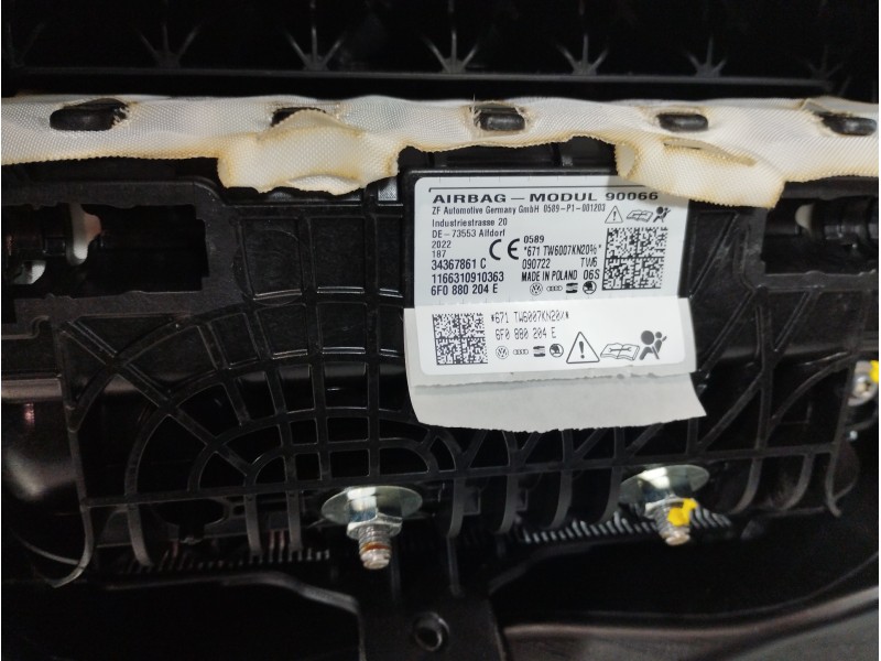 Recambio de kit airbag para seat arona xperience referencia OEM IAM 6F1857075 6F0880201 5QF959655