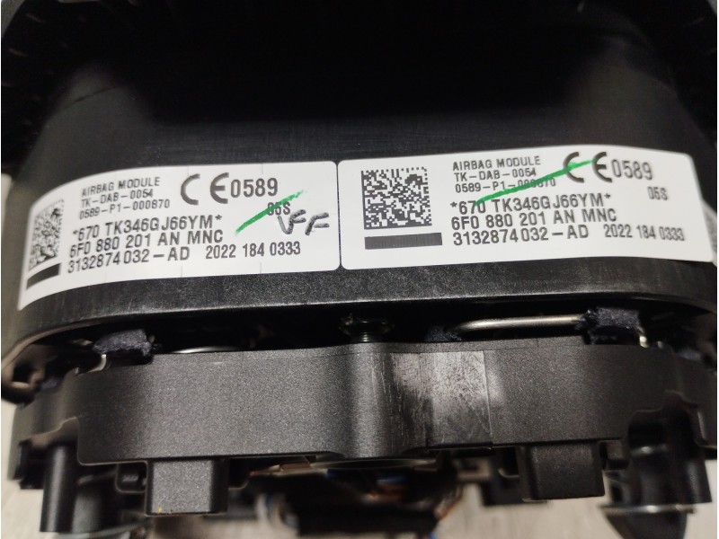 Recambio de kit airbag para seat arona xperience referencia OEM IAM 6F1857075 6F0880201 5QF959655