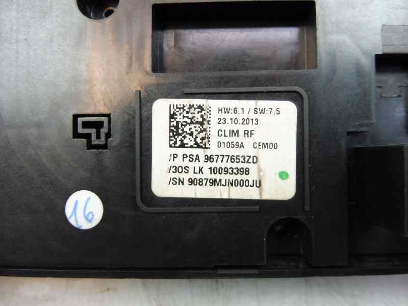 Recambio de mando calefaccion / aire acondicionado para peugeot 308 access referencia OEM IAM 96777653ZD  