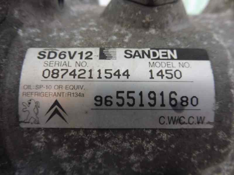 Recambio de compresor aire acondicionado para citroën c3 1.4 furio referencia OEM IAM 9655191680  