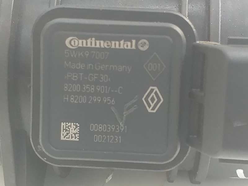 Recambio de caudalimetro para renault clio iii expression referencia OEM IAM 8200358901 8200358901C 5WK97007