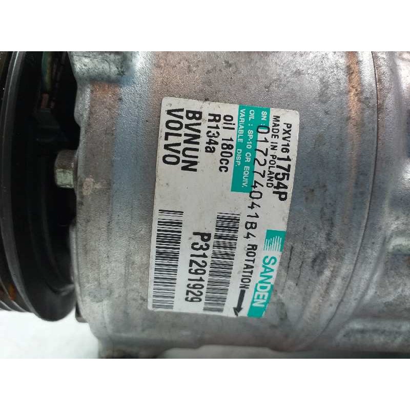 Recambio de compresor aire acondicionado para volvo c30 1.6 d drive kinetic referencia OEM IAM P31291929 PXV161754P 