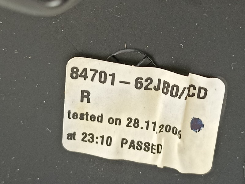 Recambio de retrovisor derecho para suzuki swift berlina (mz) gl (5-ptas.) referencia OEM IAM 8470162JB0  