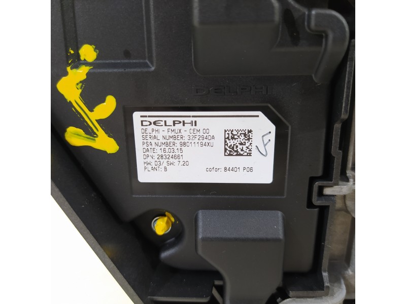 Recambio de pantalla multifuncion para citroën c4 grand picasso feel referencia OEM IAM 9812720580 98011194XU 