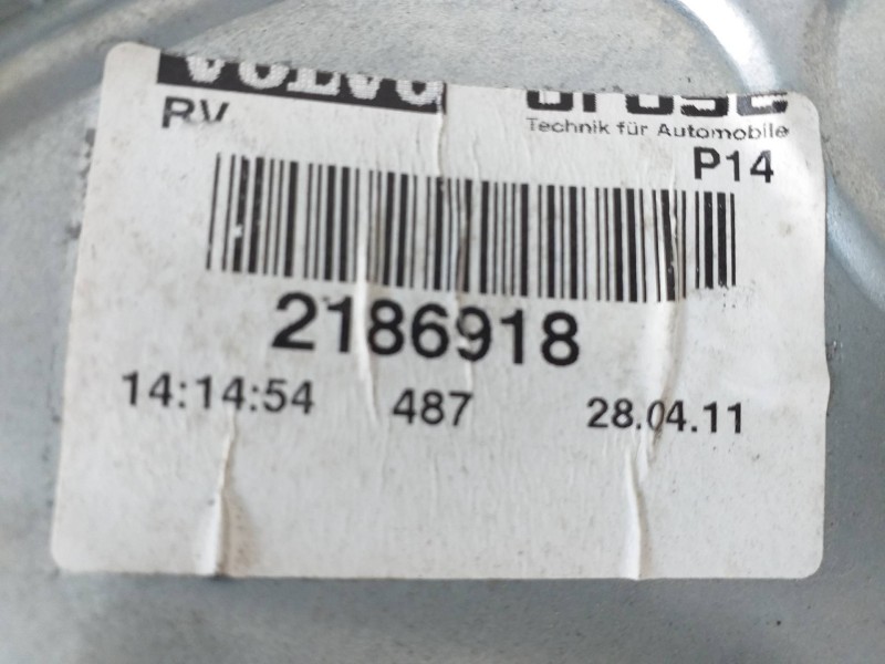 Recambio de elevalunas delantero derecho para volvo c30 1.6 d drive kinetic referencia OEM IAM 8679979 31295174AA 2186918