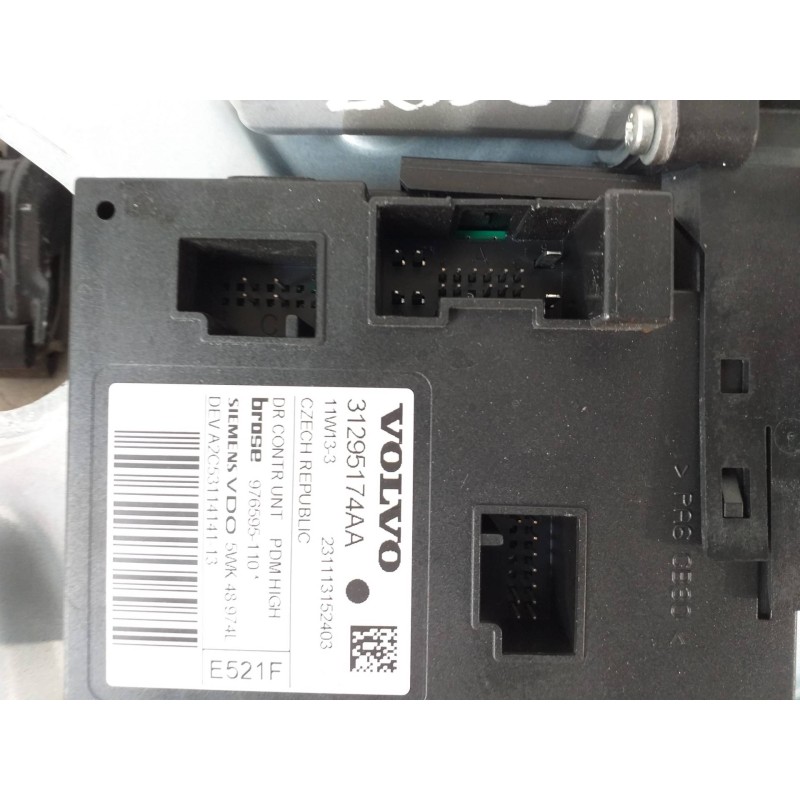 Recambio de elevalunas delantero derecho para volvo c30 1.6 d drive kinetic referencia OEM IAM 8679979 31295174AA 2186918