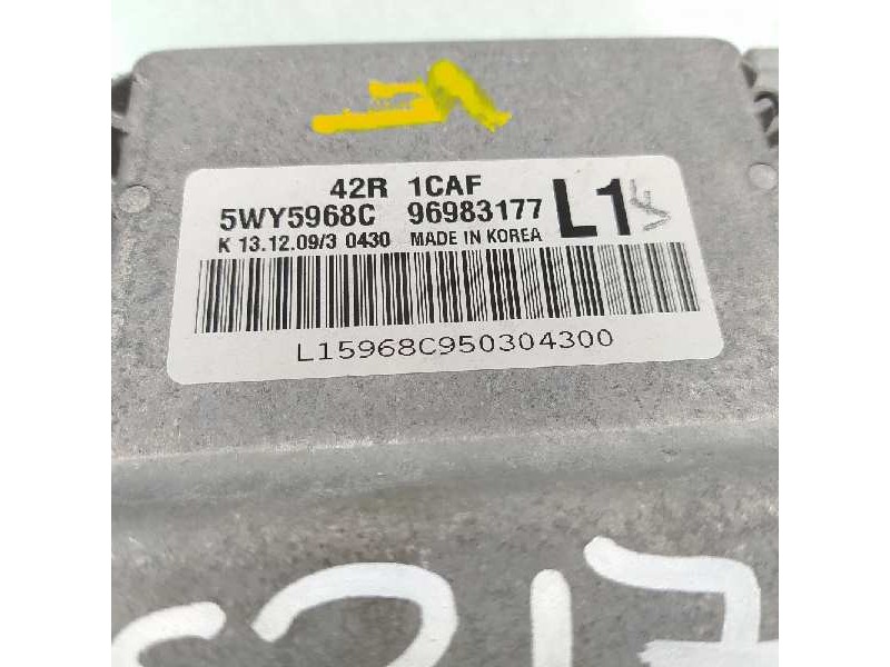 Recambio de centralita motor uce para chevrolet aveo ls referencia OEM IAM 96983177 5WY5968C  Recambio de centralita motor uce para chevrolet aveo ls referencia OEM IAM 96983177 5WY5968C