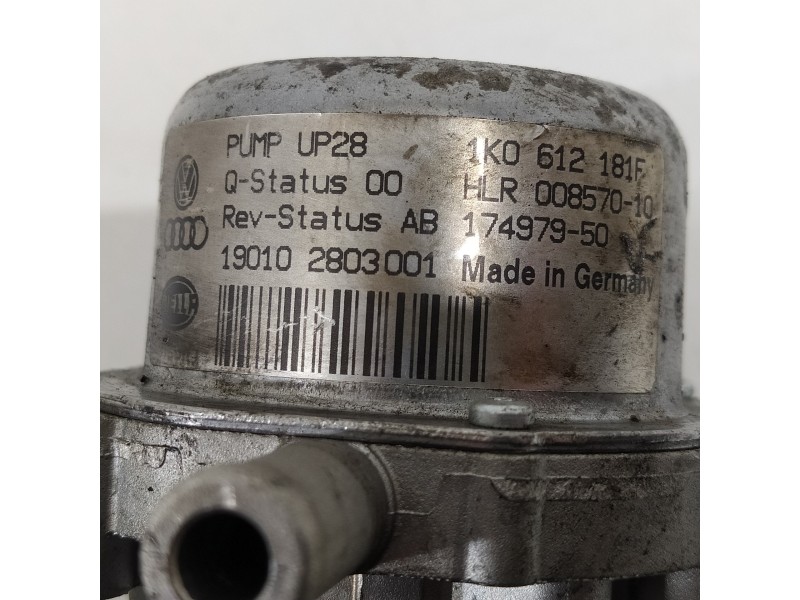 Recambio de depresor freno / bomba vacio para volkswagen up gti referencia OEM IAM 1K0612181F  