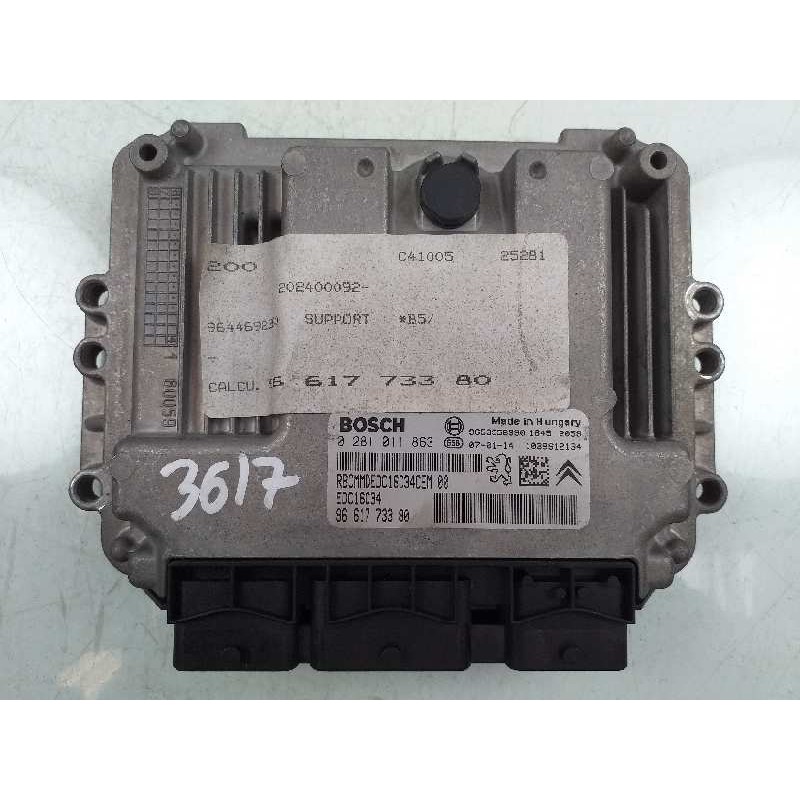 Recambio de centralita motor uce para citroën c4 berlina collection referencia OEM IAM 9661773380 0281011863 9653958980