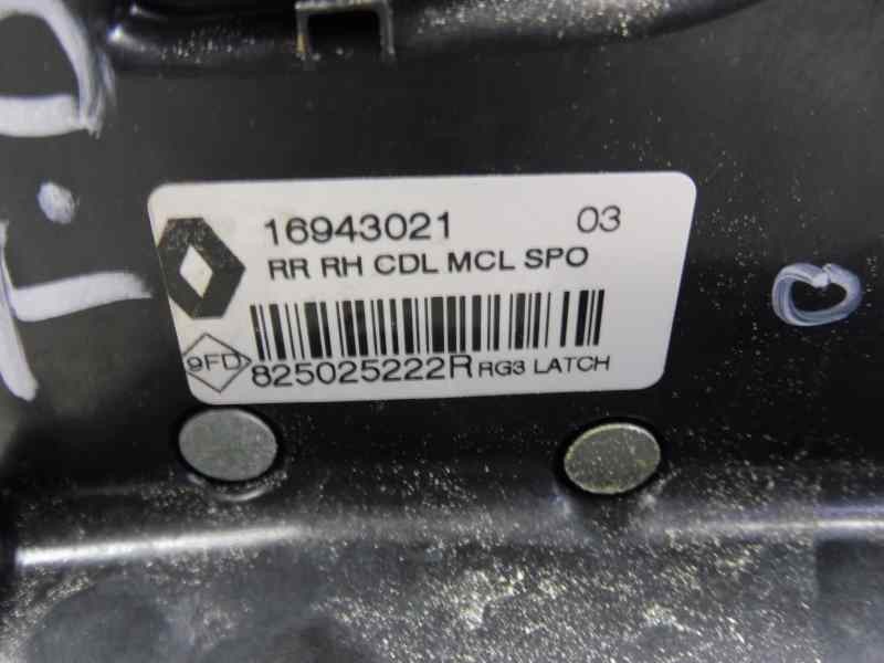 Recambio de cerradura puerta trasera derecha para renault megane iv berlina 5p life referencia OEM IAM 835025222R  