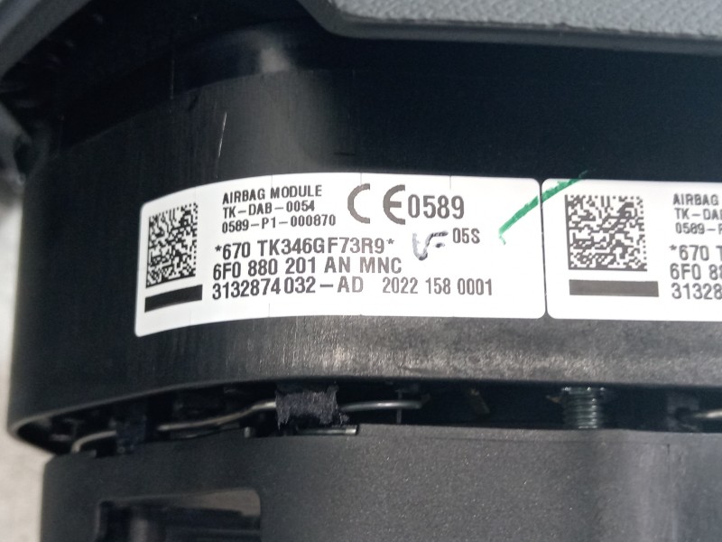 Recambio de kit airbag para seat ibiza (kj1) fr referencia OEM IAM 6F1857075 5QF959655AM 6F0880201