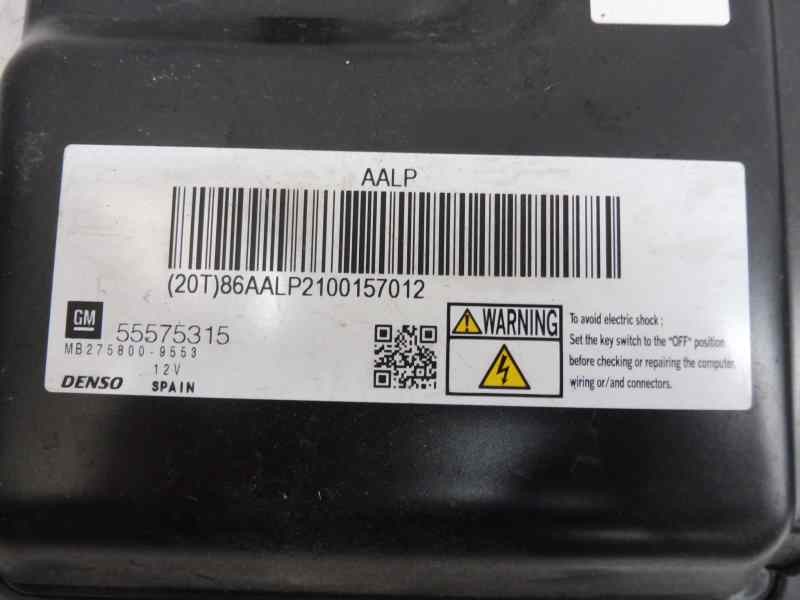 Recambio de centralita motor uce para opel astra j lim. excellence referencia OEM IAM 55575315 MB2758009553 