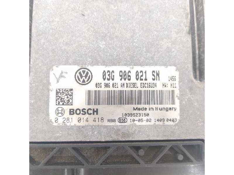Recambio de centralita motor uce para seat altea xl (5p5) stylance / style referencia OEM IAM 03G906021SN 0281014418 