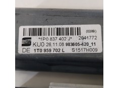 Recambio de motor elevalunas delantero derecho para seat leon (1p1) reference referencia OEM IAM 1T0959702L   2