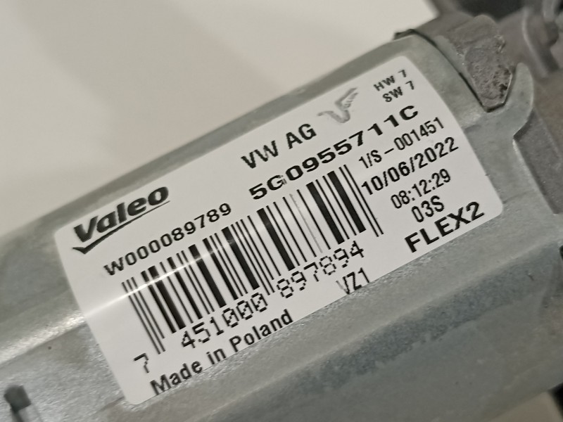 Recambio de motor limpia trasero para seat ibiza (kj1) fr referencia OEM IAM 5G0955711C  