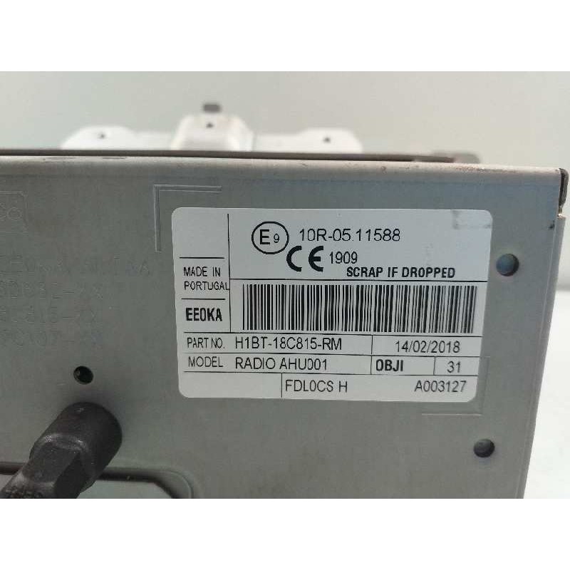 Recambio de sistema audio / radio cd para ford fiesta (ce1) st-line referencia OEM IAM H1BT18B955FD H1BT18C815RM H1BT18K811HE