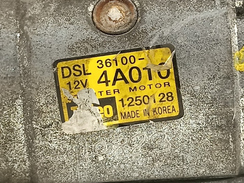 Recambio de motor arranque para kia sorento 2.5 crdi active referencia OEM IAM 361004A010  