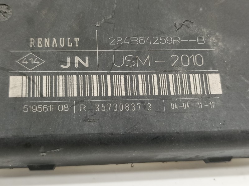 Recambio de caja reles / fusibles para renault zoe bose referencia OEM IAM 284B64259R  