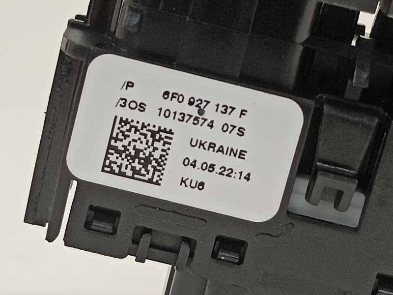 Recambio de mando multifuncion para seat ibiza (kj1) fr referencia OEM IAM 6F0927137F  