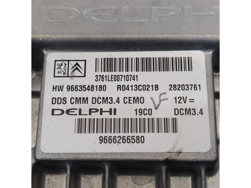 Recambio de centralita motor uce para citroën c5 berlina business referencia OEM IAM 9666266580  