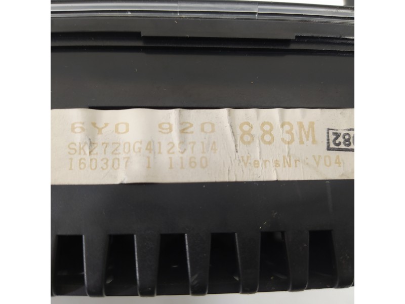 Recambio de cuadro instrumentos para skoda fabia (6y2/6y3) 1.2 12v referencia OEM IAM 6Y0920883M  