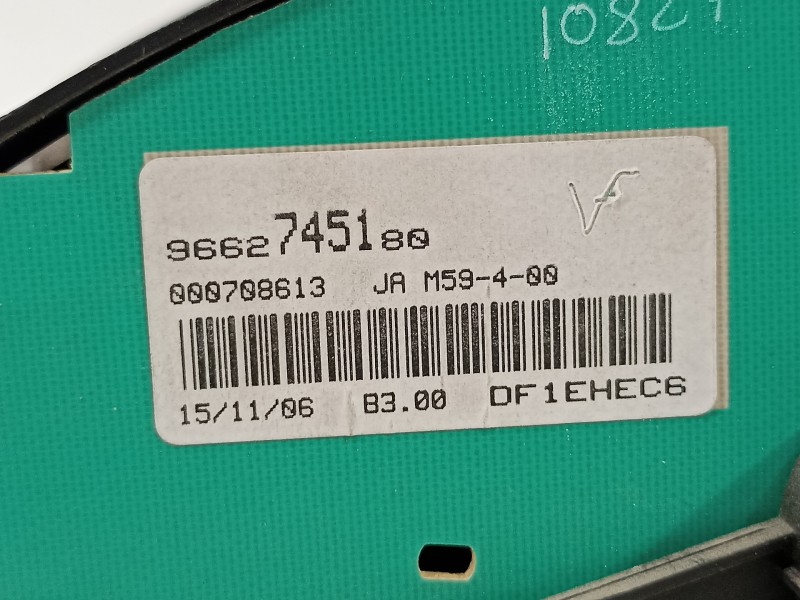 Recambio de cuadro instrumentos para citroën berlingo 1.9 d 600 furg. referencia OEM IAM 9662745180  