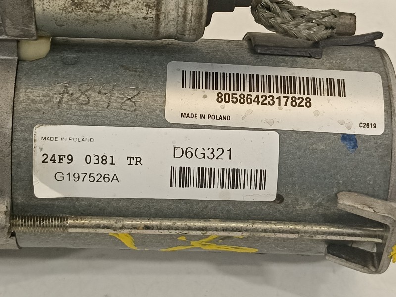 Recambio de motor arranque para fiat punto (evo) (199) dynamic referencia OEM IAM 0051880229   Recambio de motor arranque para fiat punto (evo) (199) dynamic referencia OEM IAM 0051880229
