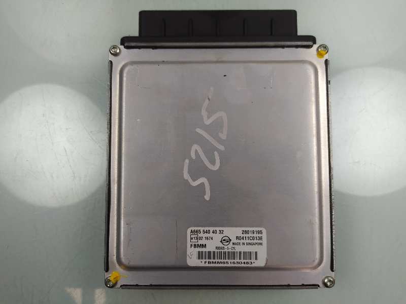 Recambio de centralita motor uce para ssangyong rodius xdi referencia OEM IAM A6655404032 R0411C013E 28019195