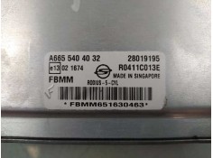 Recambio de centralita motor uce para ssangyong rodius xdi referencia OEM IAM A6655404032 R0411C013E 28019195 2