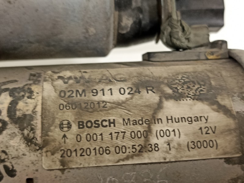 Recambio de motor arranque para seat mii (kf1) reference referencia OEM IAM 02M911024R 0001177000 