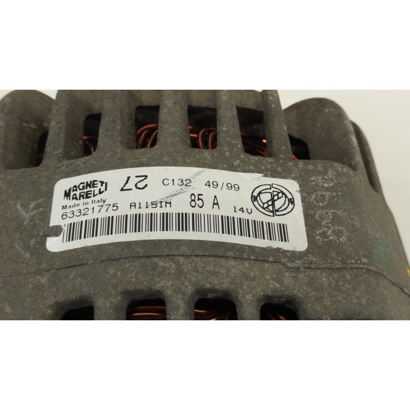 Recambio de alternador para fiat punto berlina (188) 1.2 8v elx (i) referencia OEM IAM 63321775 A1151M 