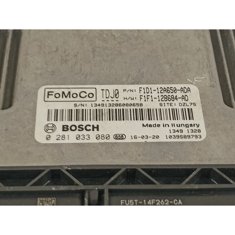 Recambio de centralita motor uce para ford c-max (ceu) business edition referencia OEM IAM F1D112A650ADA 0281033080 