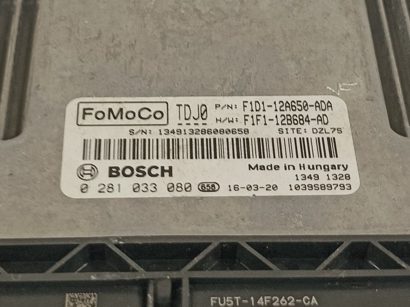 Recambio de centralita motor uce para ford c-max (ceu) business edition referencia OEM IAM F1D112A650ADA 0281033080 