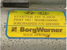 Recambio de motor arranque para kia stonic (ybcuv) drive referencia OEM IAM 3610008000 61003002  2