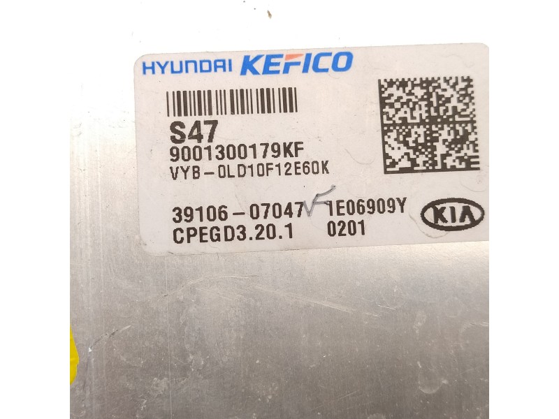 Recambio de centralita motor uce para kia stonic (ybcuv) drive referencia OEM IAM 3910607047 9001300179KF 