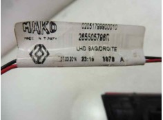 Recambio de piloto trasero derecho en porton para renault clio iv dynamique referencia OEM IAM 265505796R   2