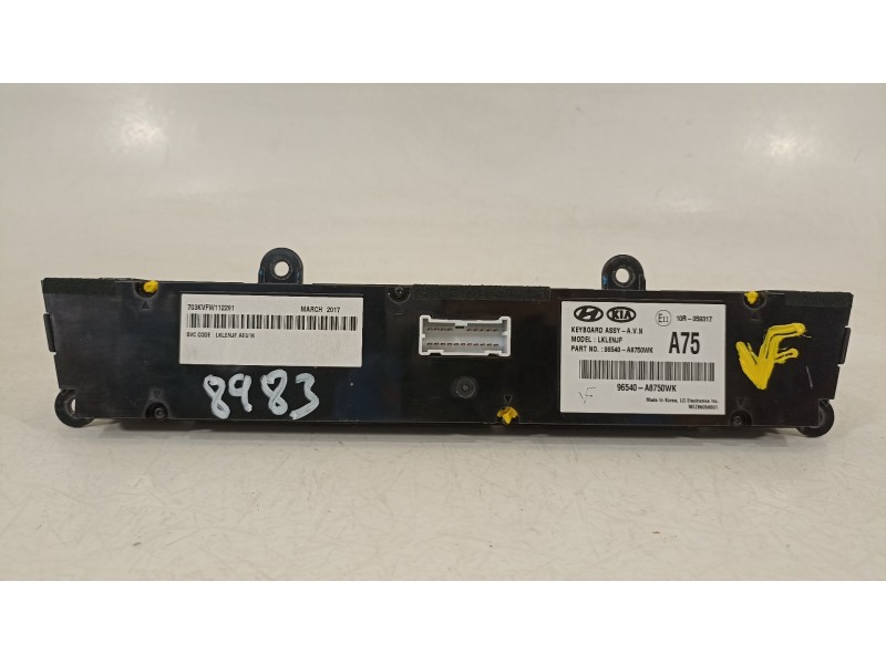 Recambio de mando multifuncion para kia optima concept referencia OEM IAM 96540A8750WK  