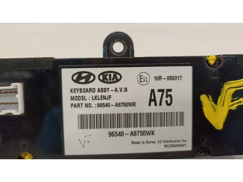 Recambio de mando multifuncion para kia optima concept referencia OEM IAM 96540A8750WK  