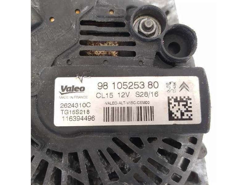 Recambio de alternador para citroën berlingo station wagon live edition referencia OEM IAM 9810525380 2624310C TG15S218