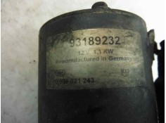 Recambio de motor arranque para opel combo (corsa c) tour referencia OEM IAM 93189232 0986021243  2