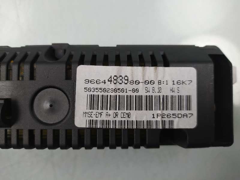 Recambio de pantalla multifuncion para peugeot 308 confort referencia OEM IAM 9664483980  