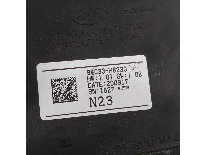 Recambio de cuadro instrumentos para kia stonic (ybcuv) drive referencia OEM IAM 94033H8230  