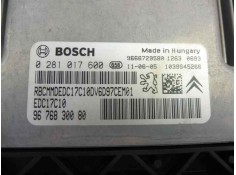 Recambio de centralita motor uce para peugeot partner kombi outdoor referencia OEM IAM 9676830080 0281017600  2