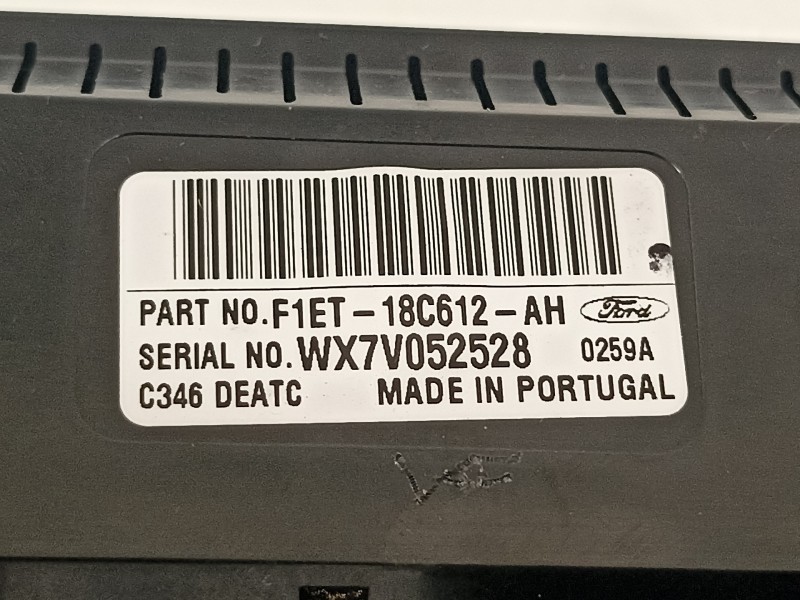 Recambio de mando climatizador para ford c-max (ceu) business edition referencia OEM IAM F1ET18C612AH  