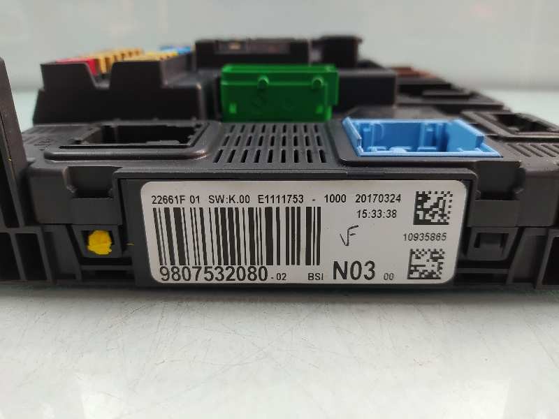 Recambio de caja reles / fusibles para peugeot 2008 (--.2013) style referencia OEM IAM 9807532080  